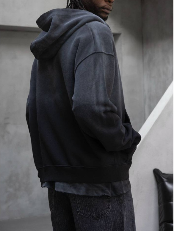 Oversize зіп-худі Washed
