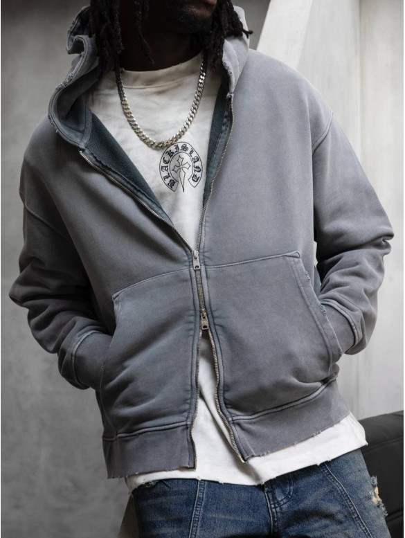 Oversize зіп-худі Washed