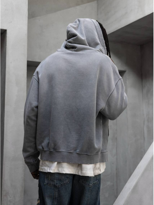 Oversize зіп-худі Washed