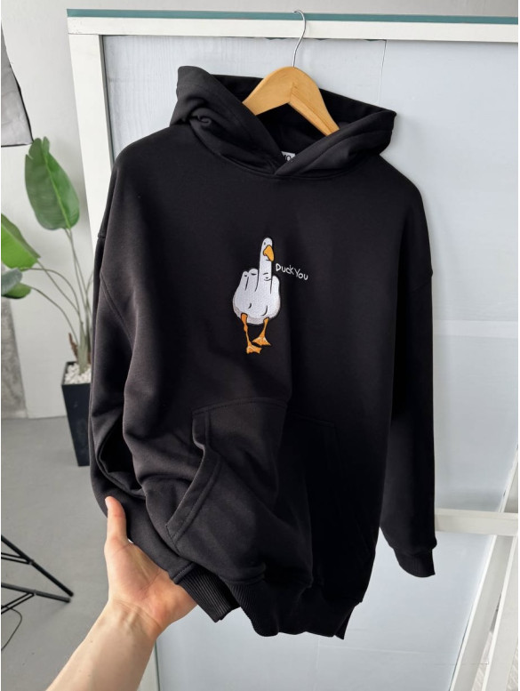 Oversize худі з принтом