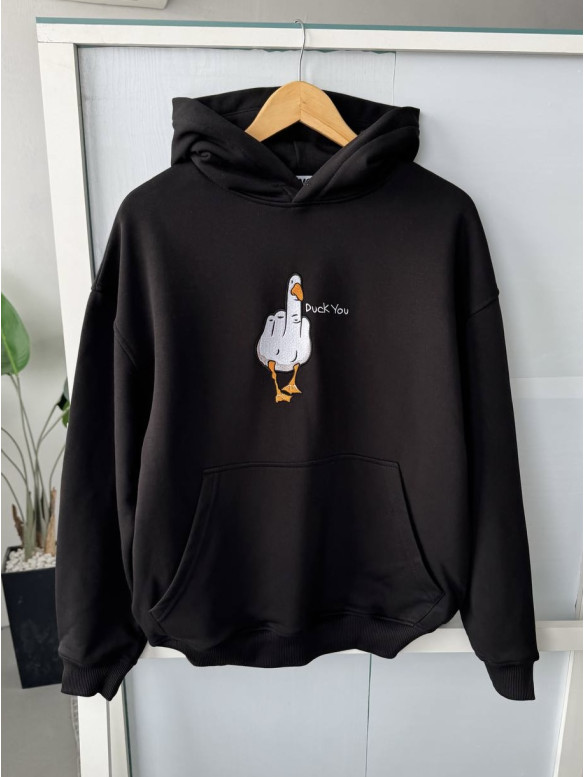 Oversize худі з принтом