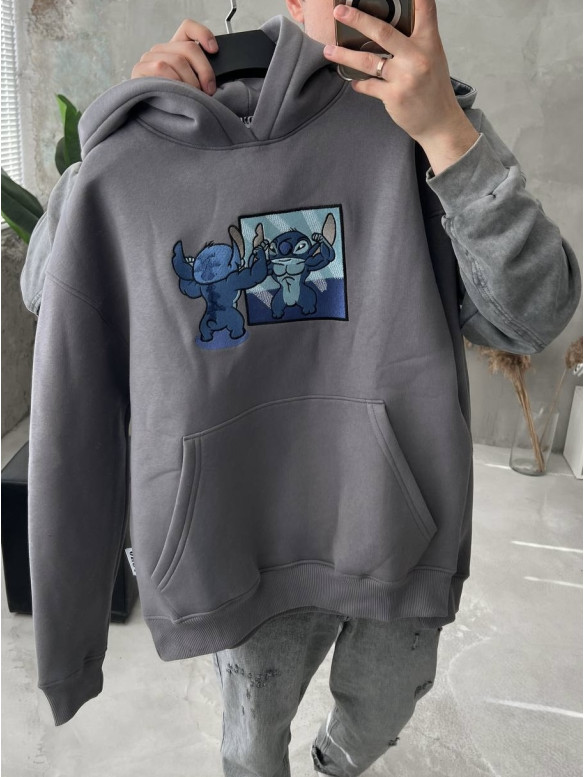 Oversize худі з принтом