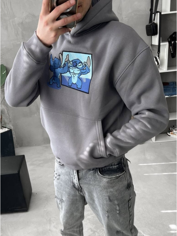 Oversize худі з принтом