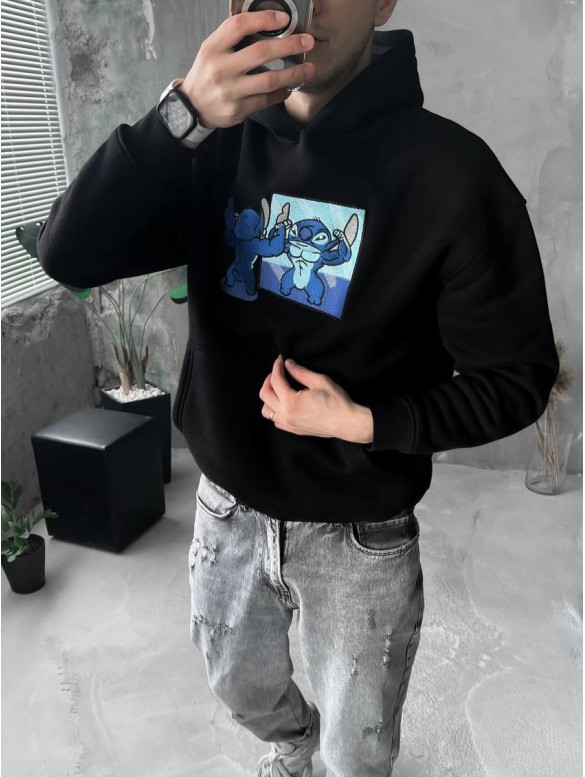 Oversize худі з принтом
