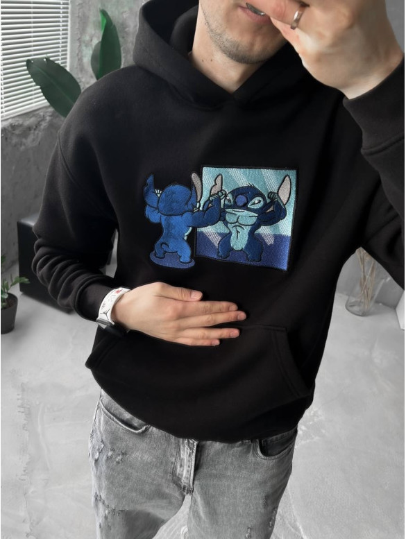 Oversize худі з принтом