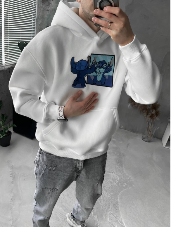 Oversize худі з принтом