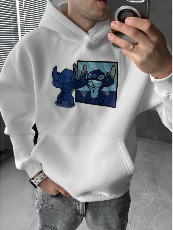 Oversize худі з принтом