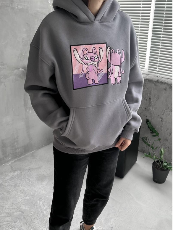 Oversize худі з принтом