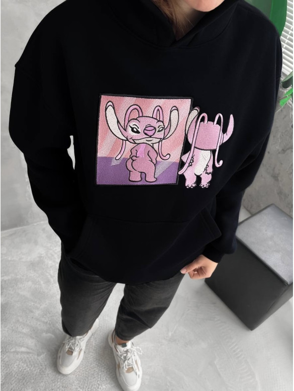 Oversize худі з принтом