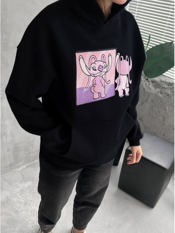 Oversize худі з принтом
