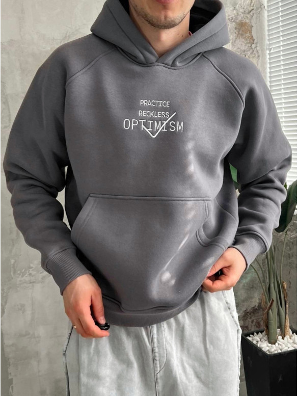 Oversize худі з принтом