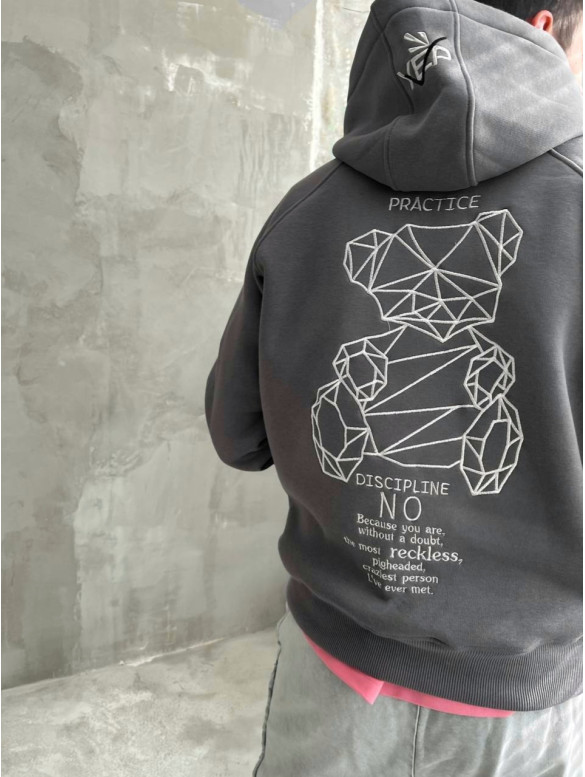 Oversize худі з принтом