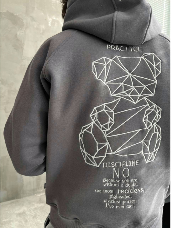 Oversize худі з принтом