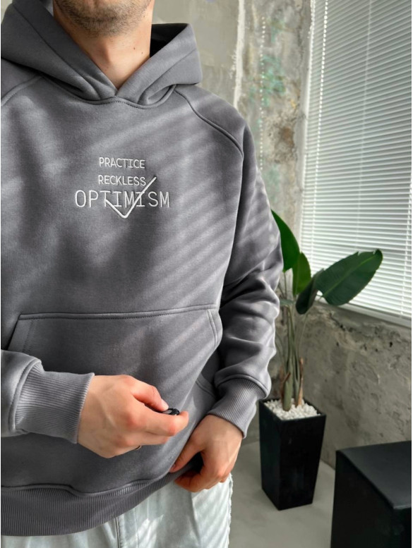Oversize худі з принтом