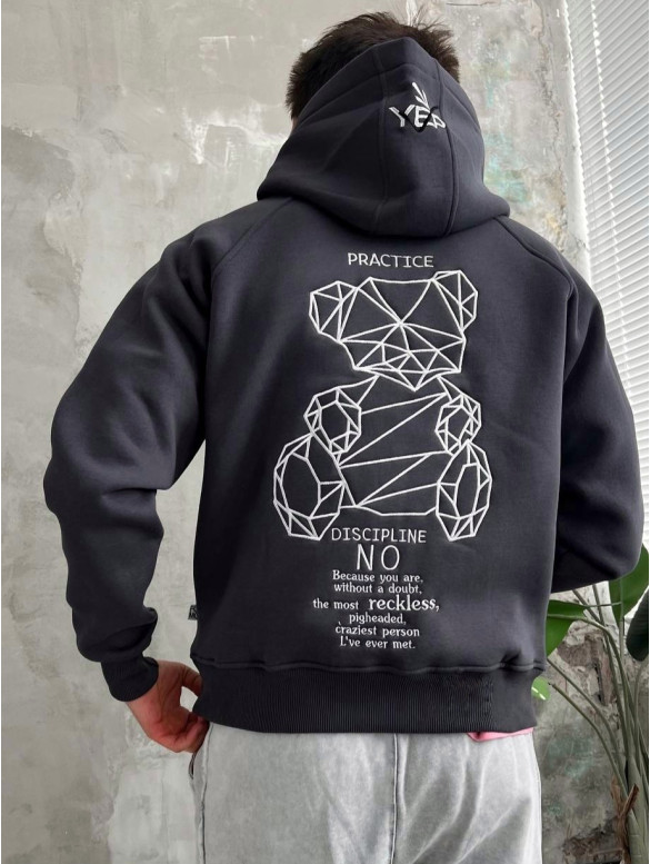 Oversize худі з принтом