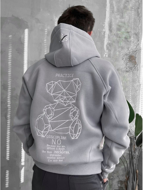 Oversize худі з принтом