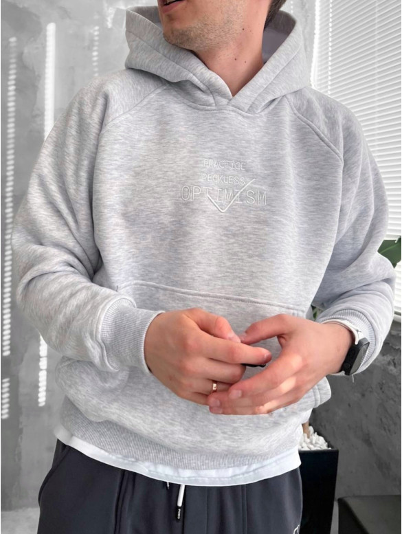 Oversize худі з принтом