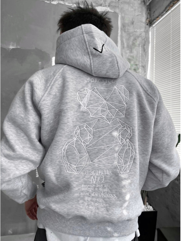 Oversize худі з принтом