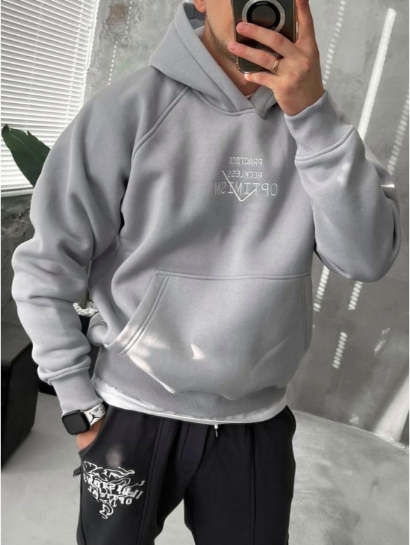Oversize худі з принтом