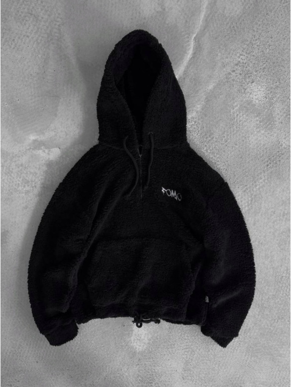 Плюшевий худі oversize