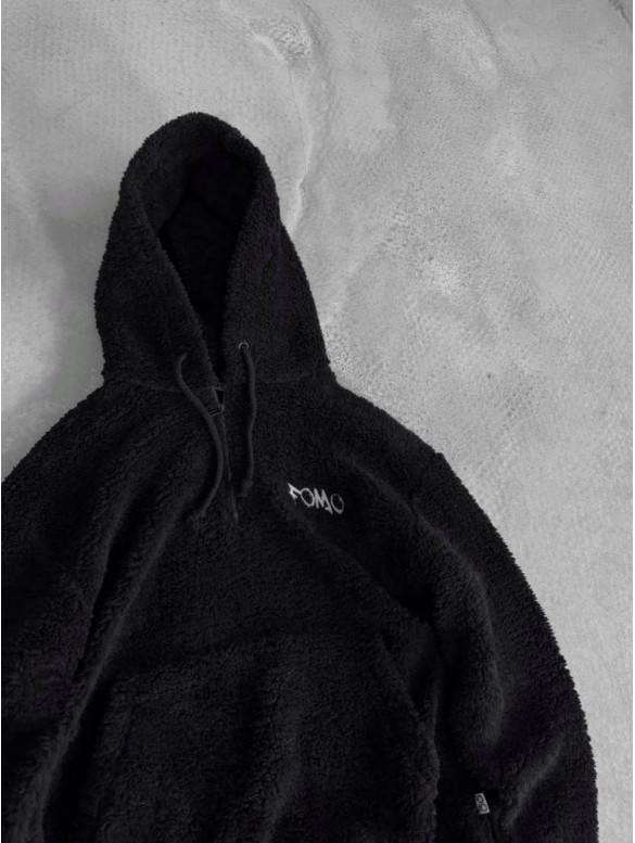 Плюшевий худі oversize
