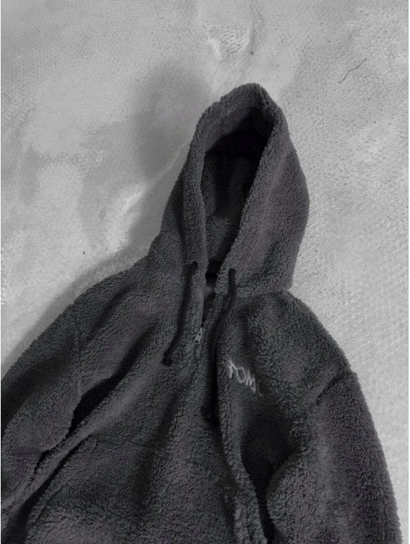 Плюшевий худі oversize