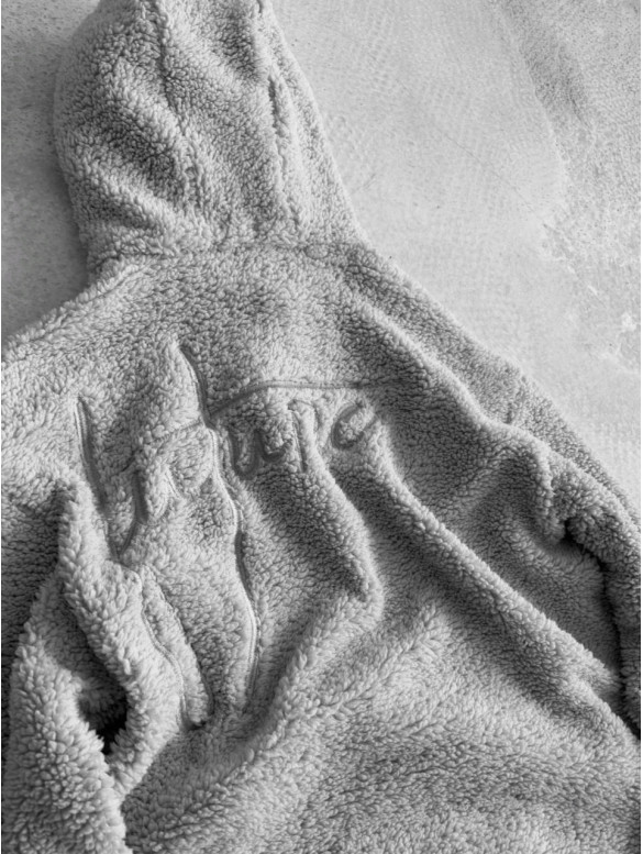 Плюшевий худі oversize