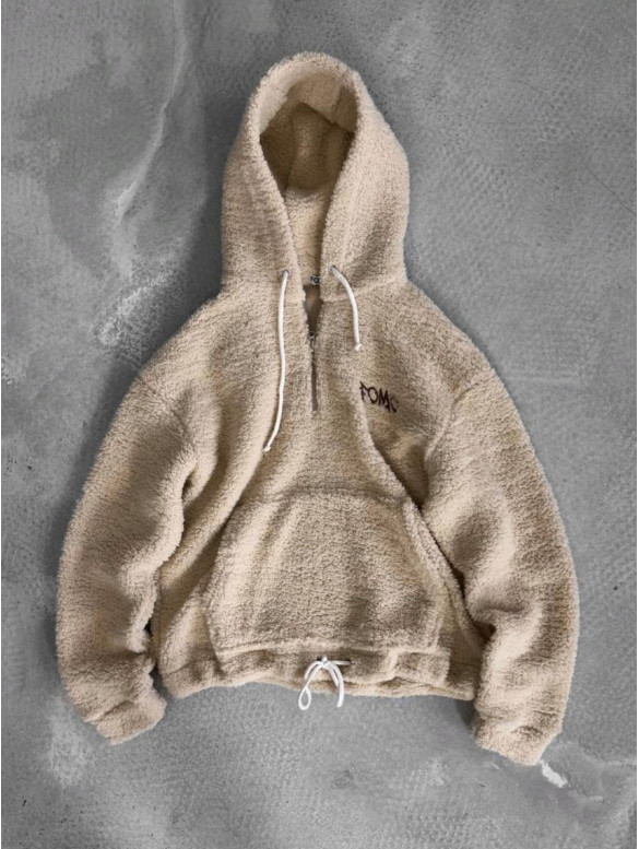 Плюшевий худі oversize