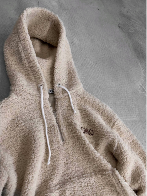 Плюшевий худі oversize