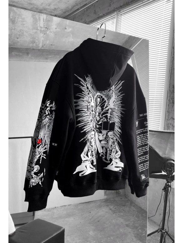 Oversize худі з принтом