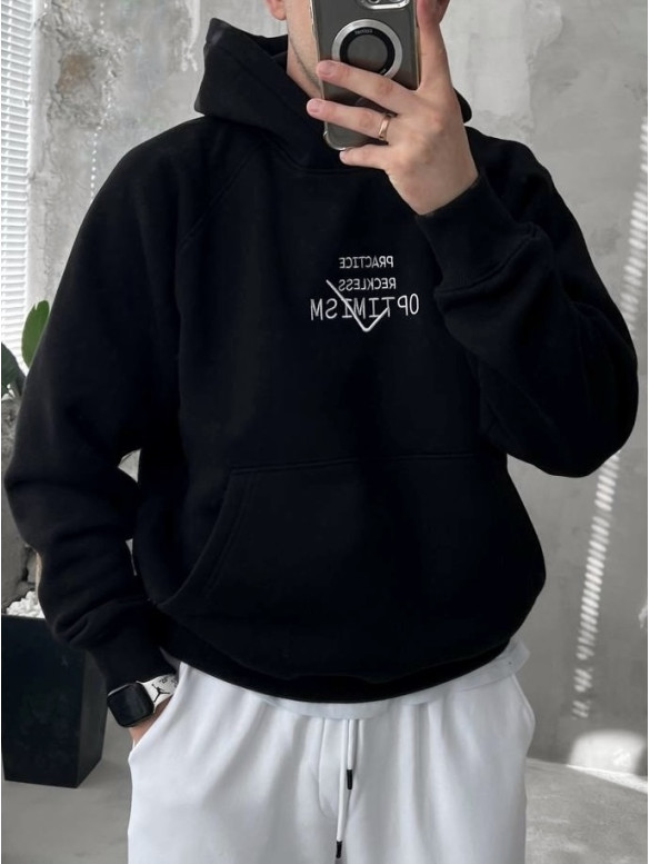 Oversize худі з принтом