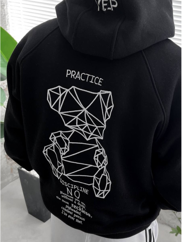 Oversize худі з принтом
