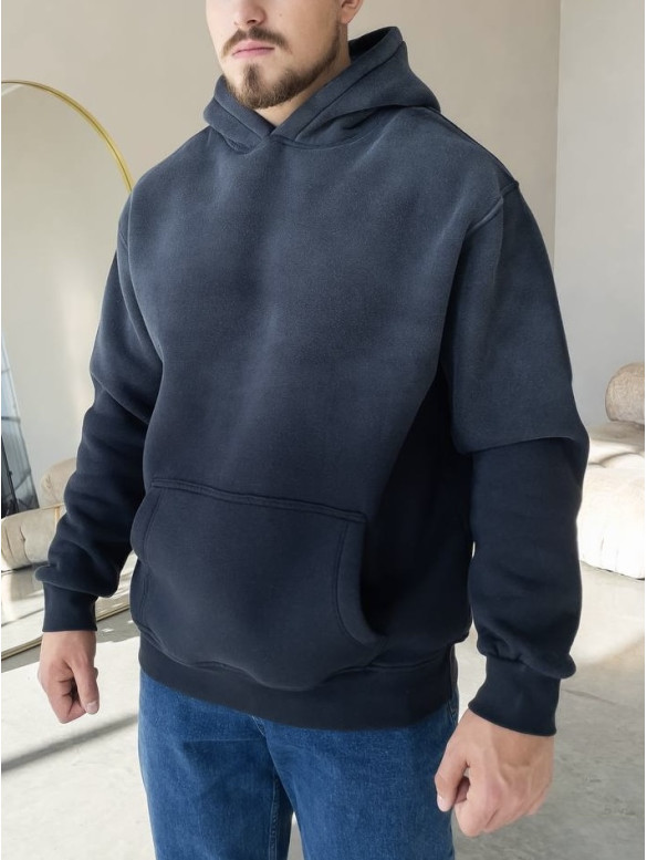 Oversize худі з вивареної тканини