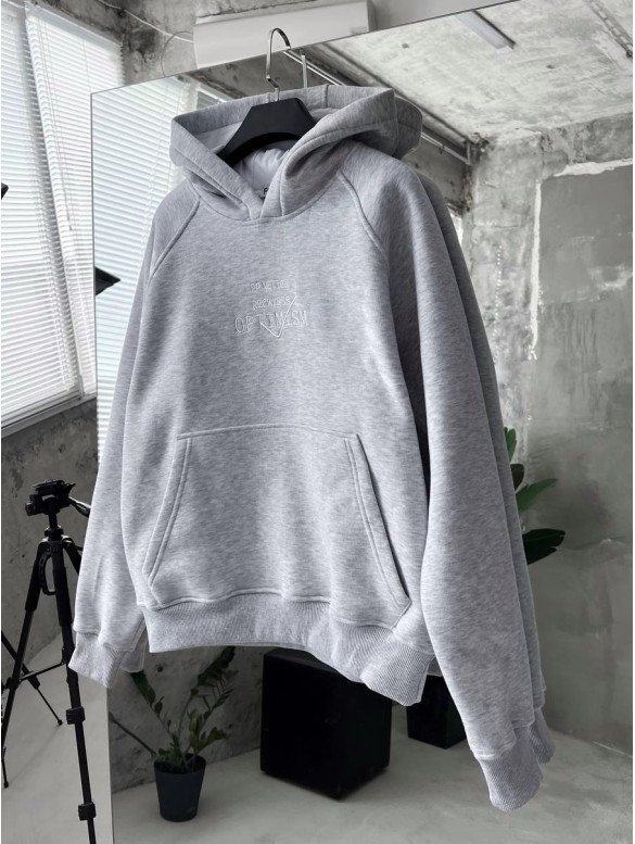 Oversize худі з принтом