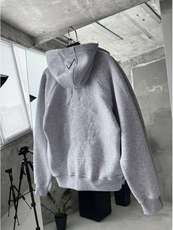 Oversize худі з принтом