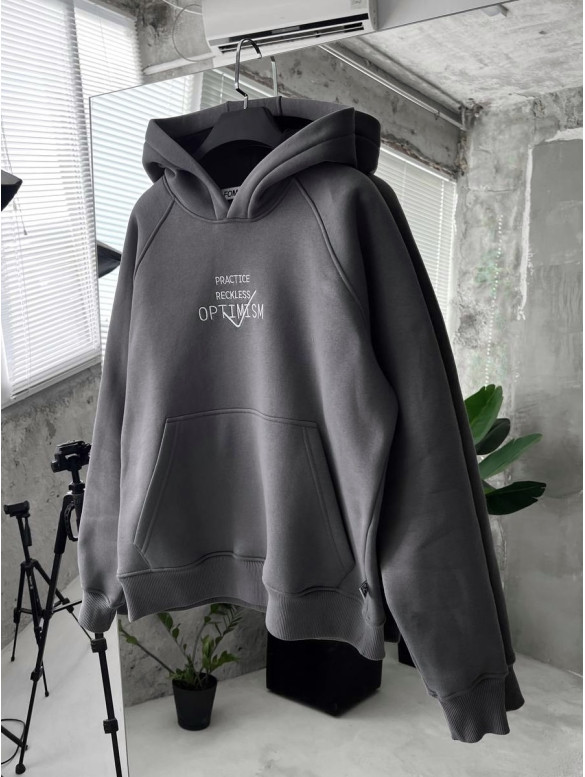 Oversize худі з принтом