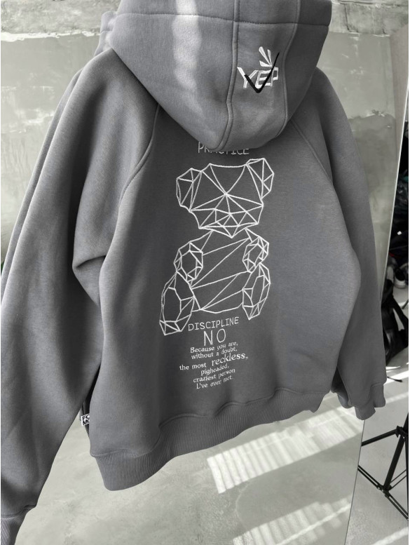 Oversize худі з принтом