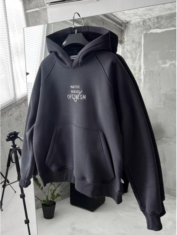 Oversize худі з принтом