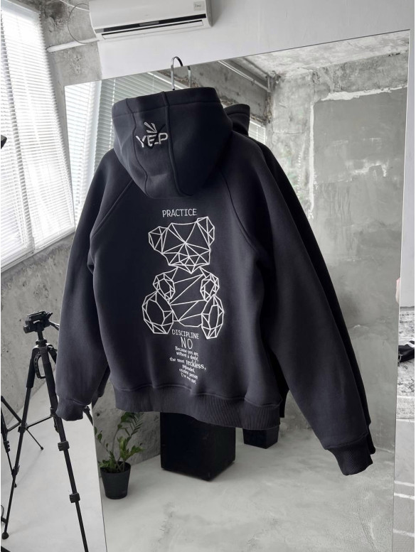Oversize худі з принтом