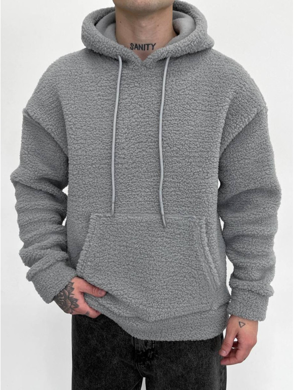 Плюшеве oversize худі