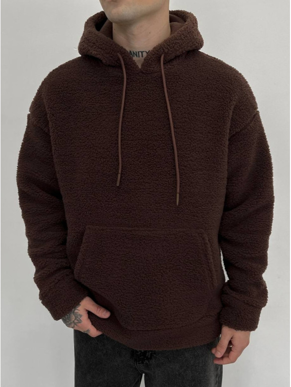 Плюшеве oversize худі