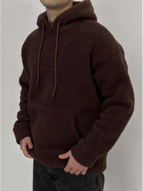 Плюшеве oversize худі