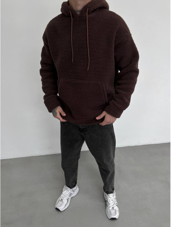 Плюшеве oversize худі