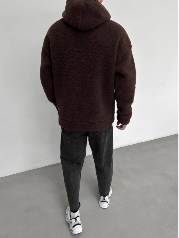 Плюшеве oversize худі