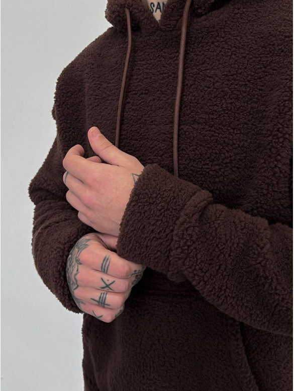 Плюшеве oversize худі