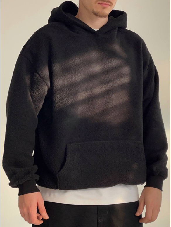 Плюшевий худі oversize