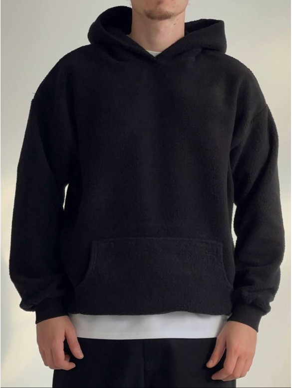 Плюшевий худі oversize