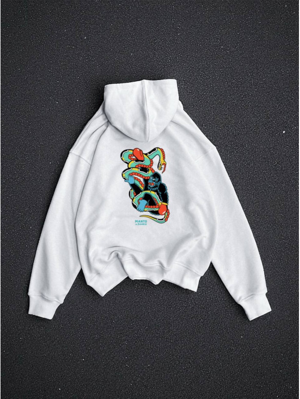Oversize худі з принтом