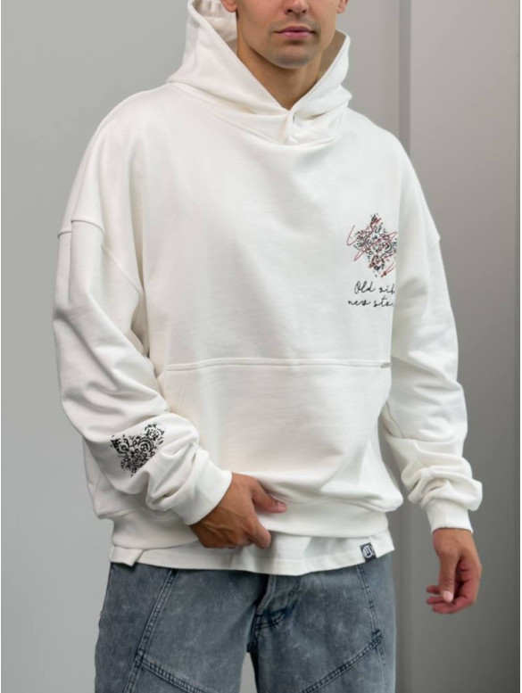 Oversize худі з принтом