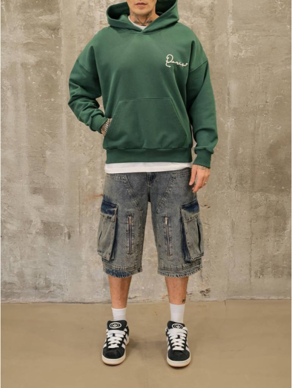 Oversize худі з принтом